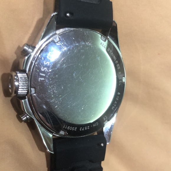 Fossil Men’s 10ATM CH2573 Black Chrono Watch - Picture 5 of 7